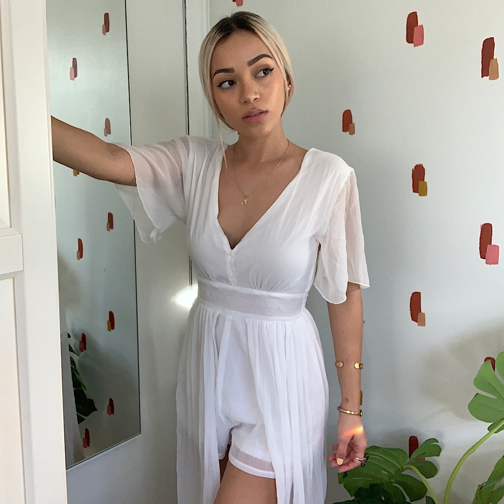 Ethereal Maxi Dress/Shorts Combo